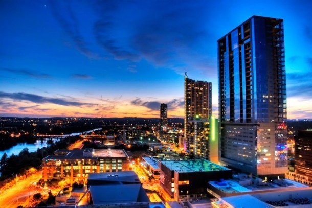 From Downtown Austin Lookin' To The Hills