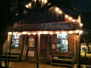 Luckenbach Texas Post Office